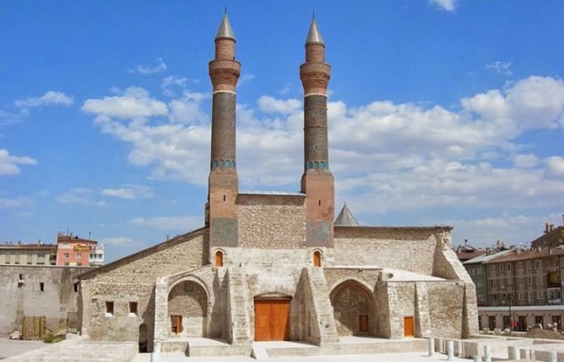 Madrasa double minaret