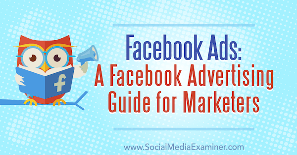 Publicités Facebook: un guide de publicité Facebook pour les spécialistes du marketing par Lisa D. Jenkins sur Social Media Examiner.