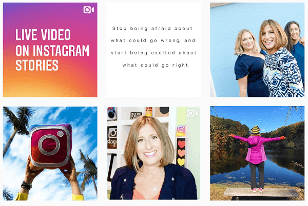 Gardez votre contenu cohérent et attirez les gens sur votre flux grâce à vos histoires Instagram.