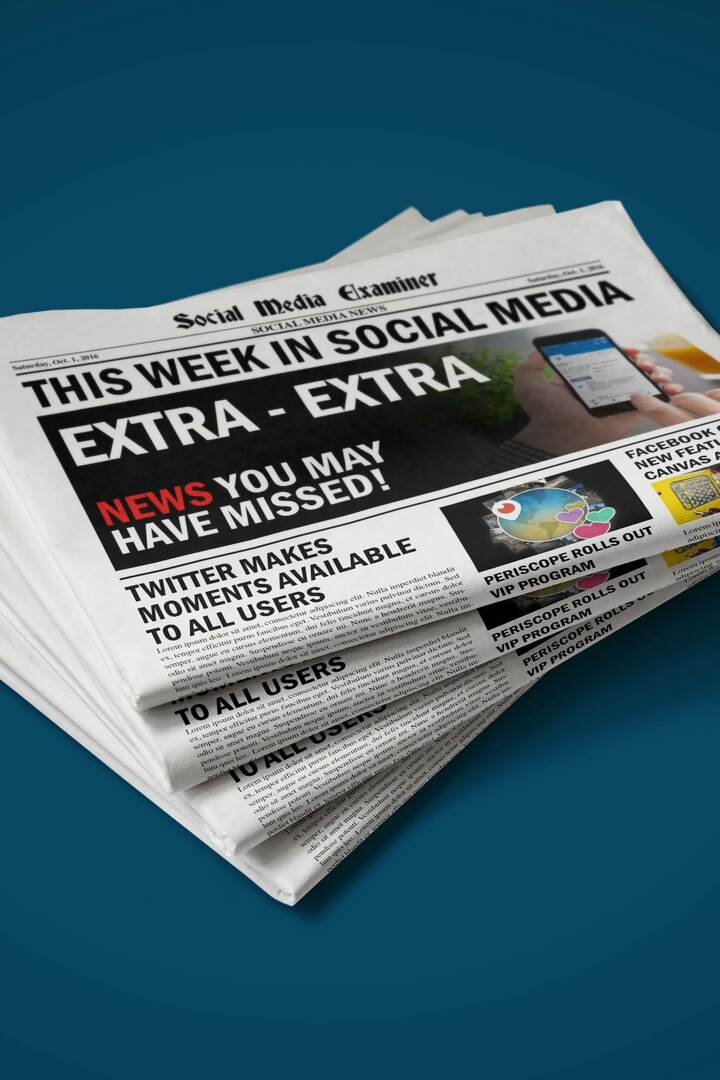 Twitter Moments lance une fonction de narration pour tous: cette semaine dans les médias sociaux: Social Media Examiner