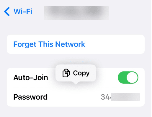 Afficher les mots de passe de réseau Wi-Fi enregistrés sur iPhone