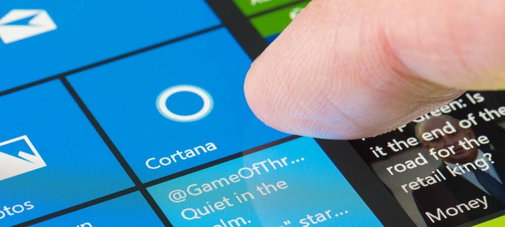 Comment désactiver complètement Cortana sur Windows 10