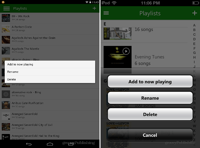 Xbox Music Android iOS
