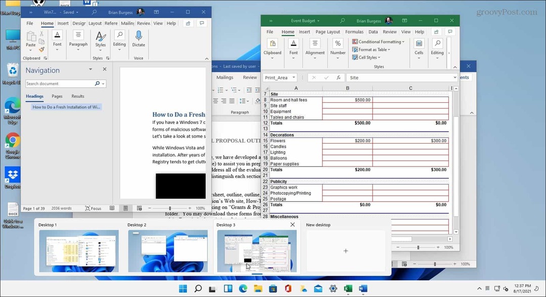 Comment utiliser les bureaux virtuels sur Windows 11