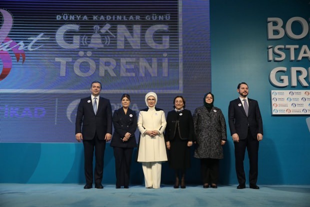 Partage de la "Journée internationale de la femme" par la Première Dame Erdoğan