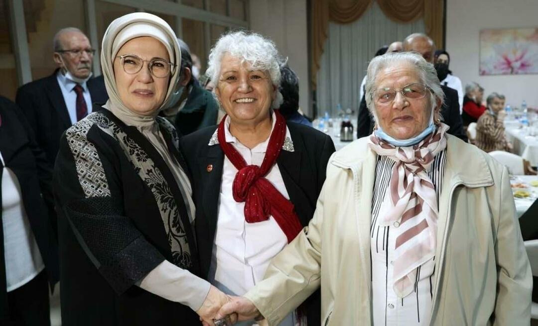 Emine Erdogan a célébré la Journée mondiale des personnes âgées !