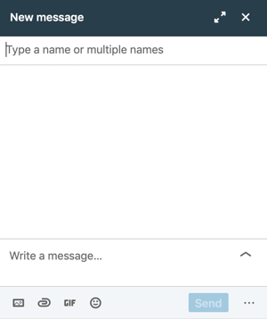 Personnalisez les messages LinkedIn, étape 1.