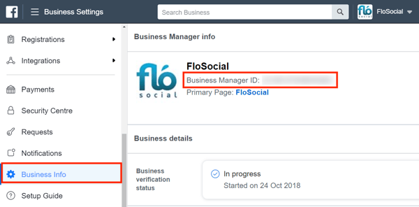 Utilisez Facebook Business Manager, étape 9.