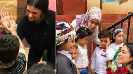 Dua Lipa rencontre des enfants réfugiés syriens!