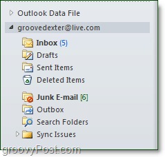 votre compte live ou hotmail ajouté à Outlook via un connecteur