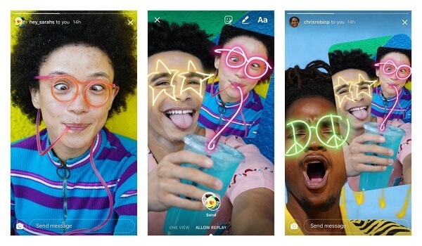 Les utilisateurs d'Instagram peuvent désormais remixer les photos de leurs amis et les renvoyer pour des conversations amusantes.