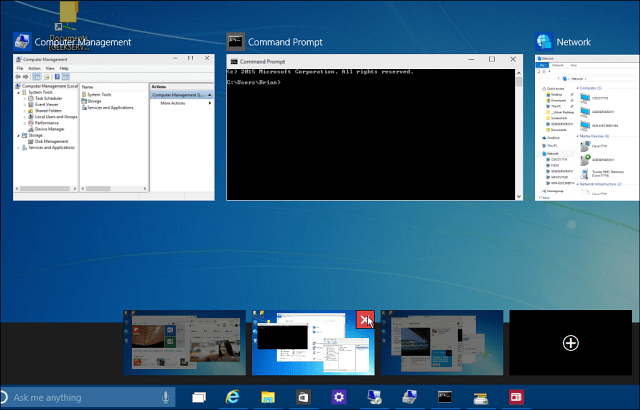Fermer le bureau virtuel Windows 10