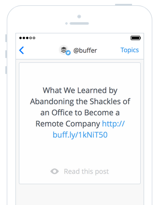 Daily by Buffer est un moyen simple de découvrir et de partager un excellent contenu. 