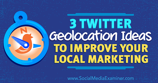 recherche locale sur Twitter en utilisant la géolocalisation