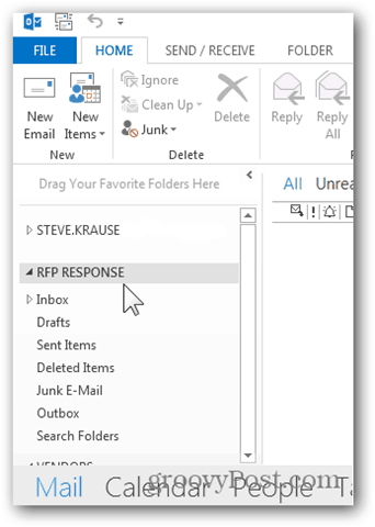 Ajouter une boîte aux lettres Outlook 2013 - Nouvelle boîte aux lettres supplémentaire répertoriée