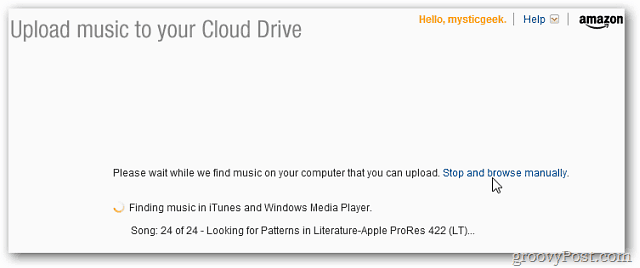 Amazon Cloud Player MP3 Uploader