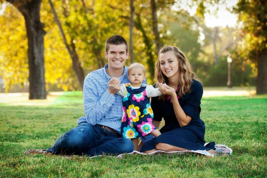 famille avec un enfant