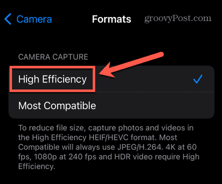 photos iphone haute efficacité
