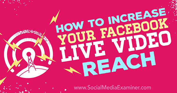 améliorer les performances vidéo en direct de Facebook