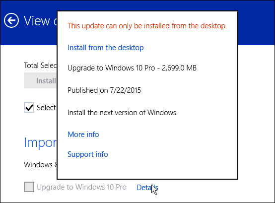 Mises à jour de Windows 8