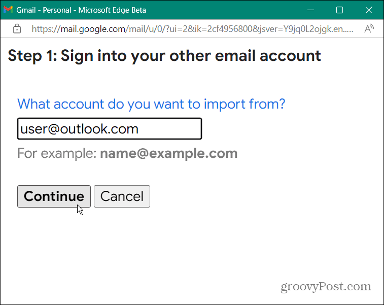 Importer des e-mails Outlook vers Gmail