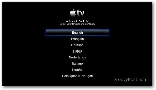 Configurer Apple TV