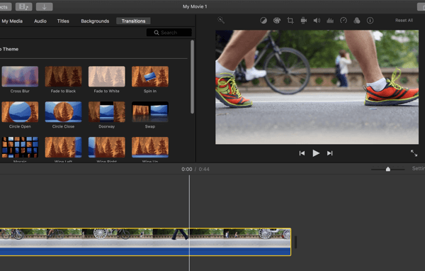 iMovie est une excellente option d'édition vidéo pour les débutants.