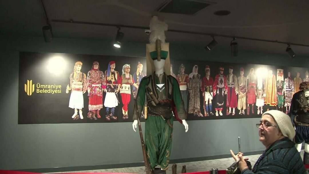 Ouverture de l'exposition de costumes folkloriques ottomans !