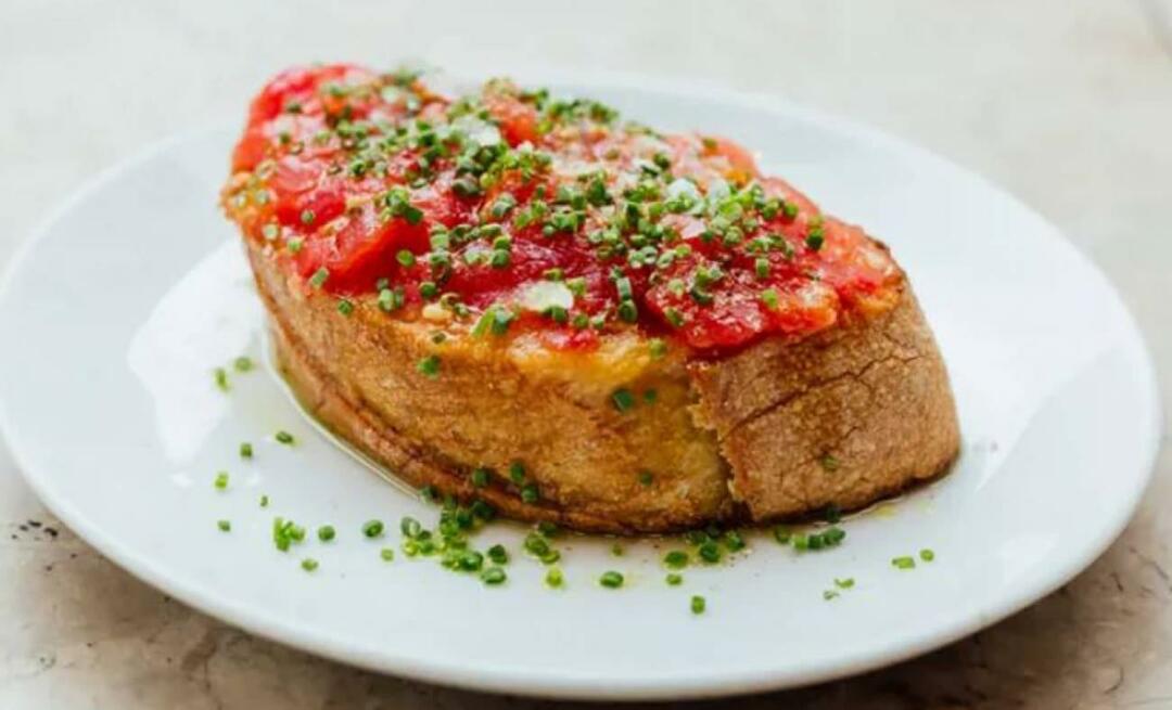 Comment faire du pan con tomate? la recette Pain à la tomate