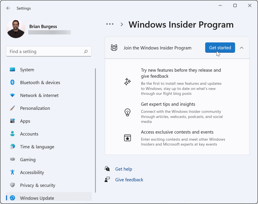 Comment rejoindre le programme Windows Insider sur Windows 11