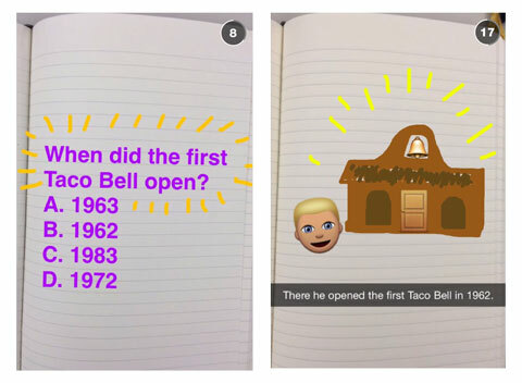 taco bell images de Snapchat
