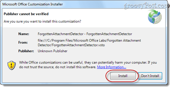 Détecteur de pièces jointes oubliées prévient des pièces jointes manquantes dans Microsoft Outlook