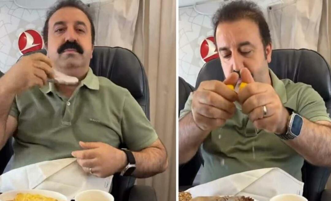 Il a mangé les moutardes qu'il avait sorties de son sein dans l'avion! Sirdanci Mehmet regarde ce qu'il a fait