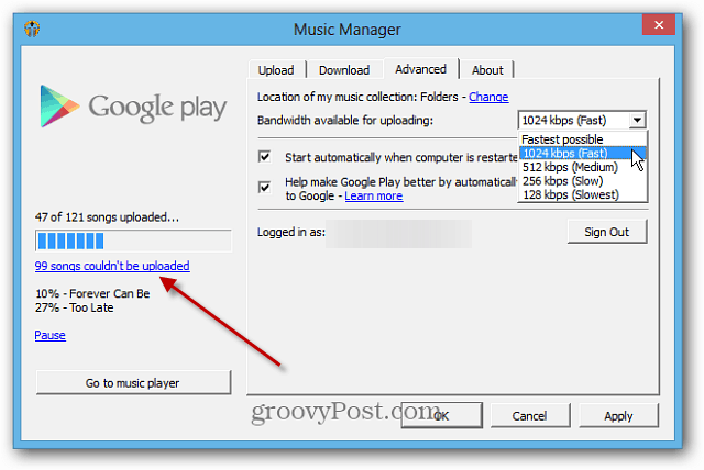 Comment utiliser le service Google Music Scan and Match