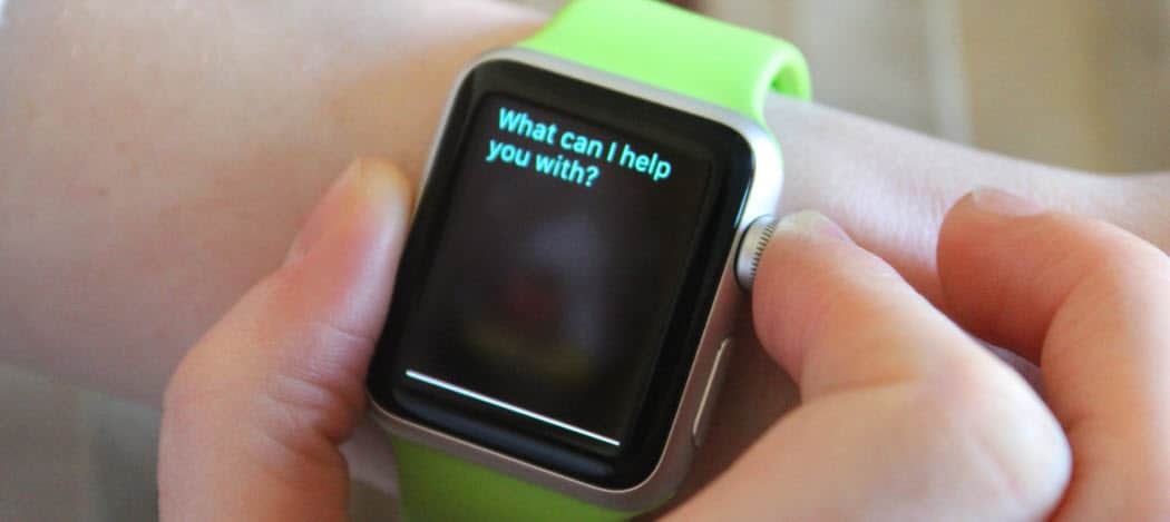 Comment utiliser Siri pour rechercher sur Apple Watch