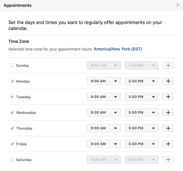 étape 2 de la façon d'ajouter un CTA de rendez-vous à la page Facebook