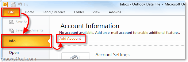 ajouter gmail à Outlook 2010