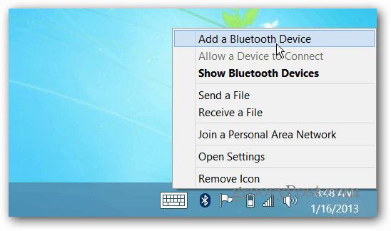Ajouter un appareil Bluetooth