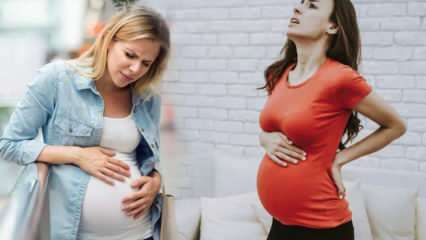 Causes de la douleur pendant la grossesse! Douleur dangereuse et non dangereuse pendant la grossesse