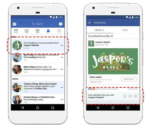 Facebook lance une nouvelle option d'examen du commerce électronique dans son tableau de bord Activité des annonces récentes qui permet aux acheteurs de donner leur avis sur les produits annoncés sur Facebook.