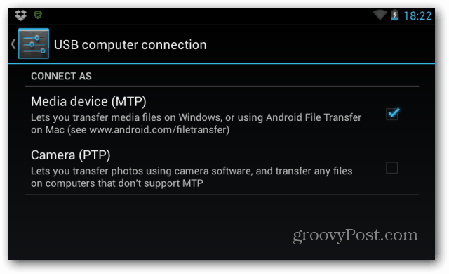Comment gérer des fichiers sur le Nexus 7 sur votre ordinateur