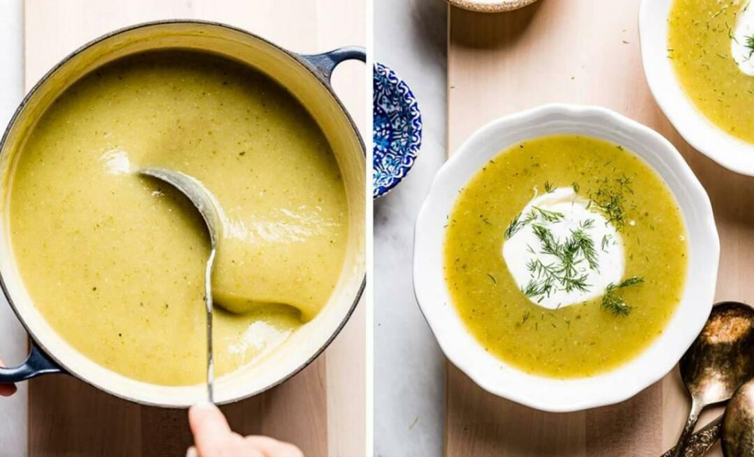 Comment faire une soupe de courgettes crémeuse saine? Recette facile de soupe crémeuse à la citrouille