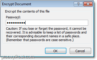 créer un mot de passe pour votre document Office 2010