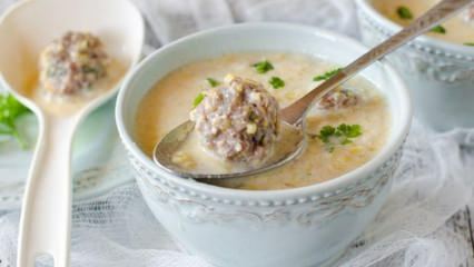 Délicieuse recette de soupe aux boulettes de viande