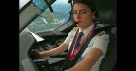 Le succès des femmes turques dans tous les domaines s’est encore manifesté! Par une femme pilote turque...