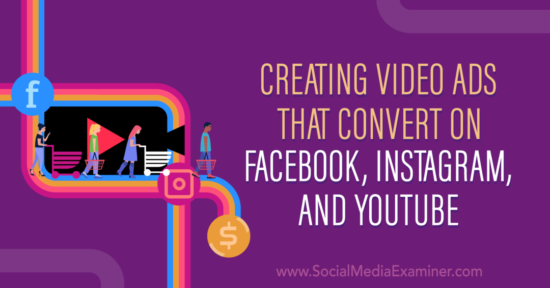 Création d'annonces vidéo qui se convertissent sur Facebook, Instagram et YouTube avec des informations de Matt Johnston sur le podcast de marketing des médias sociaux.