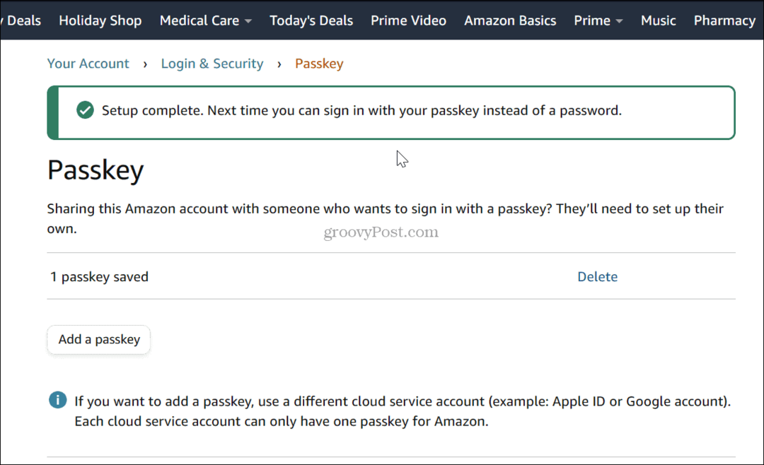 vérification du mot de passe Amazon