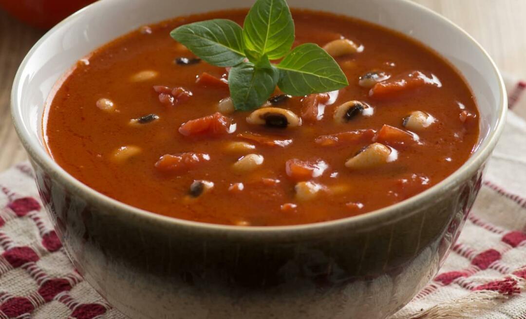 Comment faire une soupe aux myrtilles égéennes? La recette de la soupe égéenne aux doliques aux yeux noirs...