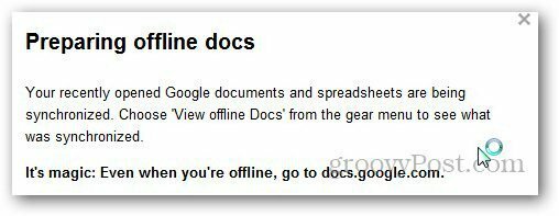 Google Docs hors ligne 5