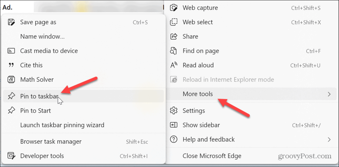Ajouter Gmail à la barre des tâches de Windows 11